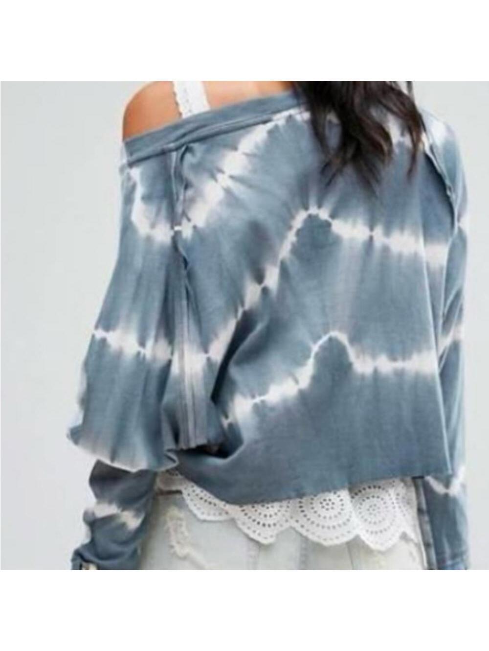 Free People East meets West tie dye sweatshirt - Picture 3 of 8